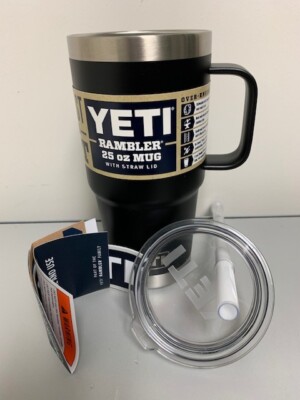 YETI Rambler 25 oz Straw Mug Black