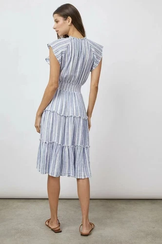 Brand New Rails Amellia Dress - New Haven Stripe $218 - Picture 4 of 11