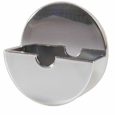 Bath Kitchen Sink Plug Holder Tidy Self Adhesive Chromed Chrome Plated