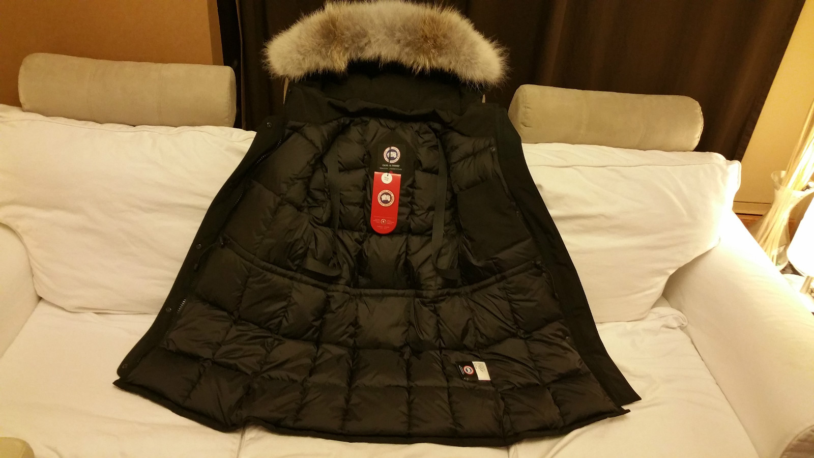 BRAND NEW RED LABEL BLACK CANADA GOOSE TRILLIUM SMALL PARKA JACKET image 7