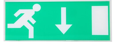 Total Lighting Ltd Exit1 LED Ausstiegsschild - Pfeil nach unten (181)