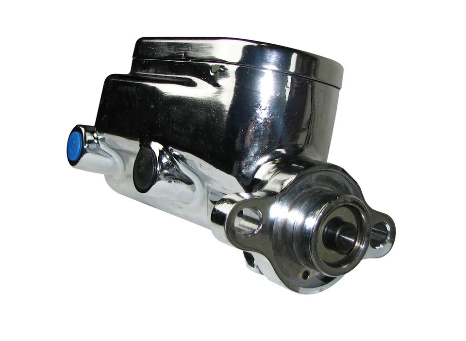 Cilindro maestro de freno - doble depósito bolsillo poco profundo cromado lo correcto Foto 3 de 4