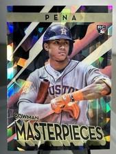 2022 Bowman Chrome RC Jeremy Pena Masterpieces Atomic SP Houston Astros