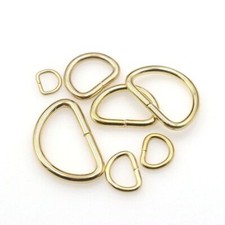 Metal High Quality Leather Hand Bag Purse Strap Belt Web Dee D Ring Buckle