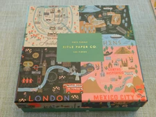 Rifle Paper Co MAPS Jigsaw Puzzle 500 Pieces Cairo Venice Paris Athens Sydney