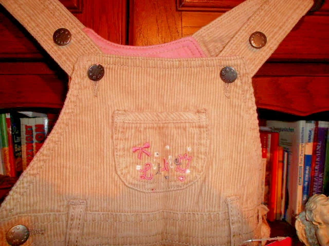 Kleinkinder - Latzhose " Knirps ",warm gefüttert Gr.74 - Bild 2 von 4