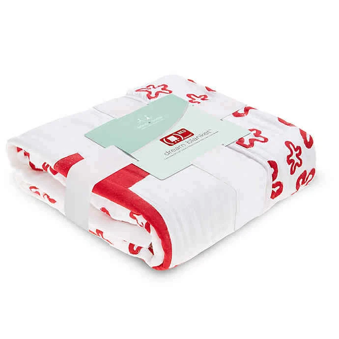 NUEVO CON ETIQUETAS ADEN + ANAIS CLÁSICO ALGODÓN MUSELINA MANTA DE ENSUEÑO ROJO BOB ESPONJA PANTALONES CUADRADOS Foto 4 de 4