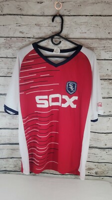 Chicago White Sox promotional giveaway LOS WHITE SOX Soccer Jersey Size XL  OOP