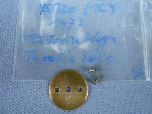 Yamaha  XS 360 OHC Vergaser Typ 1L9  1x Drosselklappe Klappe Valve Carburetor