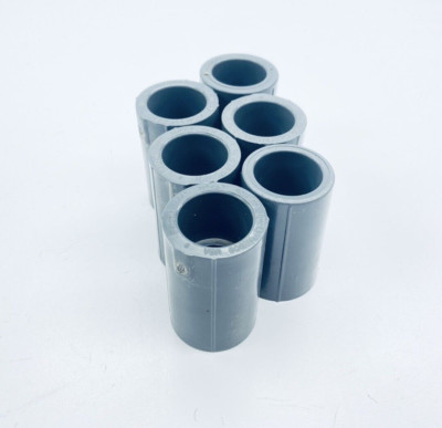 LOT OF 6 UNUSED NIBCO 3/4'' PVC PIPE COUPLINGS SCH80