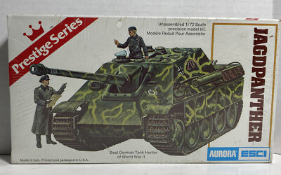 Aurora-ESCI #6216 1/72 German JagdPanther Vintage Sealed In Plastic