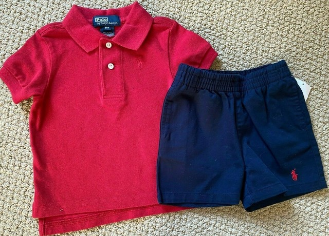 baby boy red ralph lauren polo