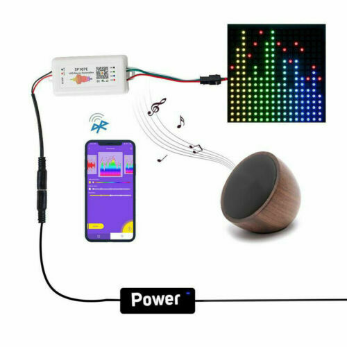 RF WiFi Bluetooth Music Pixel Controller For WS2812B WS2811 LED Strip Light - Picture 30 of 60