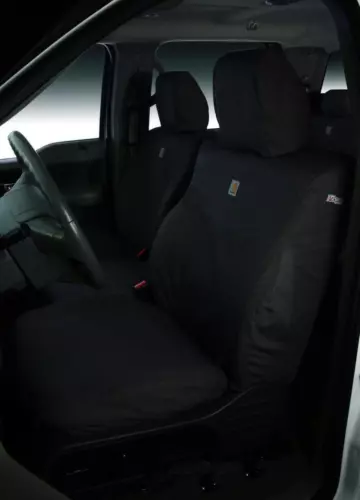 Covercraft 17-19 Chevy Silverado Carhartt Front Row Seat Covers Gravel
