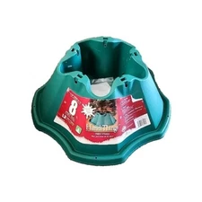 Live Christmas Tree Stand Plastic For Trees Up to 8” Tall Eye Bolts Steel Caps