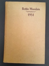 Bottin Mondain 1951 Supplément annuaire DIDOT-BOTTIN Paris 576 pages  Bon état