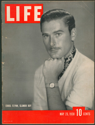 Life Magazine May 23 1938 Errol Flynn ~Actor Glamor Boy~ 1930s ...