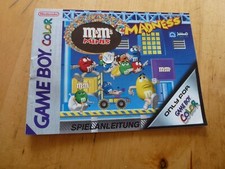 Anleitung Game boy color M&M's minis Madness Spielanleitung Deutsch