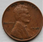 1941-P Lincoln Wheat Cent — photo from another recent sale