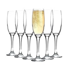 Classic Champagne Flutes - 220ml - Pack of 6
