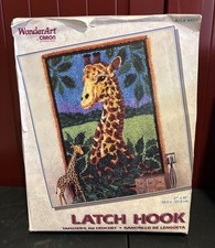 Latch Hook Kit Caron WonderArt 27  X 40 New 4457 Giraffe