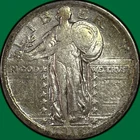 1918-S Standing Liberty Quarter Choice Very Fine VF+ Coin #37768