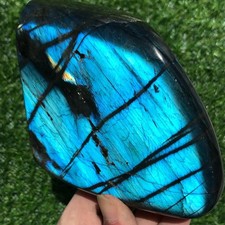 940G Natural Labradorite Crystal Mineral Specimen Energy Healing Reiki