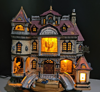 Lemax Spooky Town MADAM ASHBURY'S HOUSE OF WAX #35784 • RETIRED