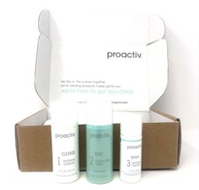 Proactive 3 Step Treatment System Day Cleanser Toner Repairing Sealed