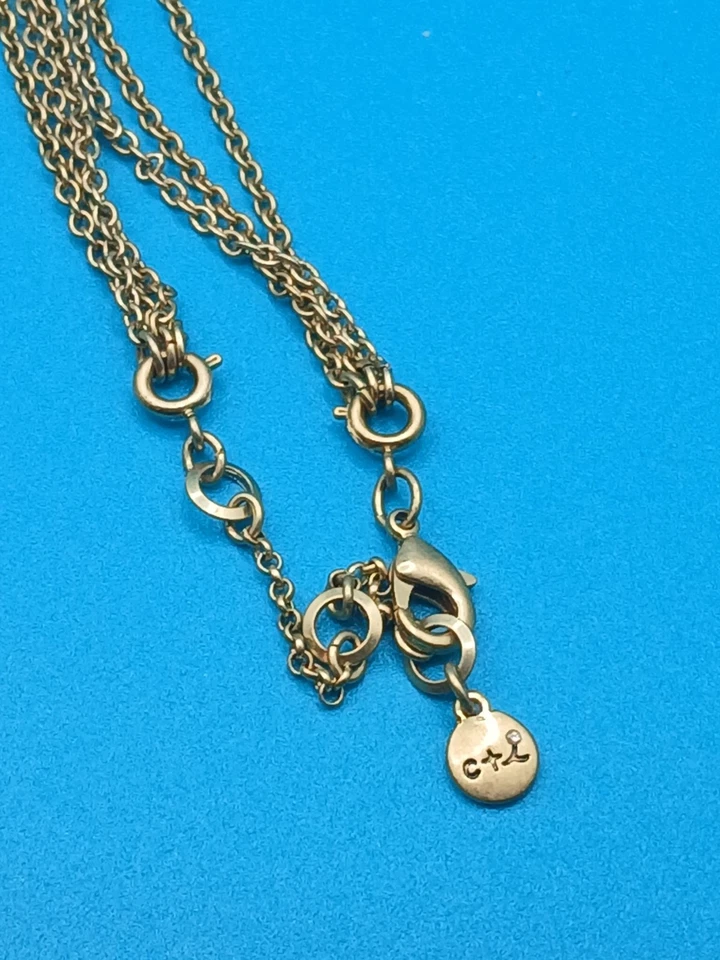 Chloe & Isabel Necklace Minaret Convertible Necklace Tiger Eye Purple Clear - Image 4 of 4