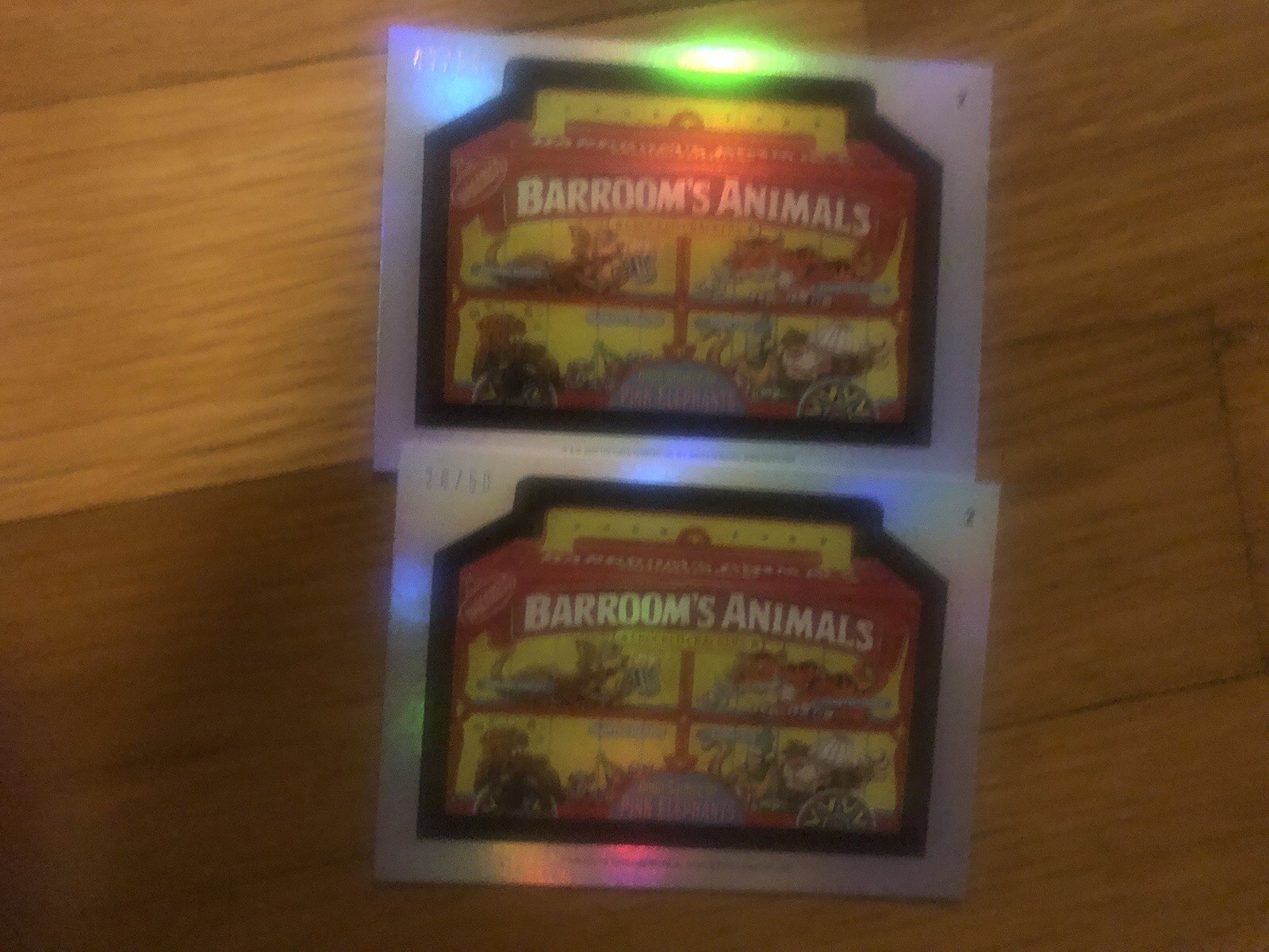2025 WACKY PACKAGES Barrooms Animals   WACKY FOIL Of 50