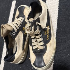 Vintage 1970s Deadstock keds THE CHAMPION white And Blue Sneakers Men s 7