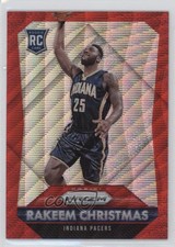 2015-16 Panini Prizm Rookies Ruby Wave Prizm 266/350 Rakeem Christmas #313 8f4