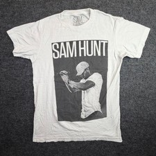 Sam Hunt T-Shirt Mens Small White 15 In A 30 Tour 2017 Concert Graphic Tee
