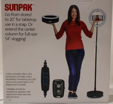 Sunpak Self-Storing Vlogging Kit w/Bluetooth Remote - VGC-LED
