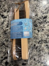 Horsehair Silver Brush Set 2 Silver Cleaning Brushes for Detail Polish Work