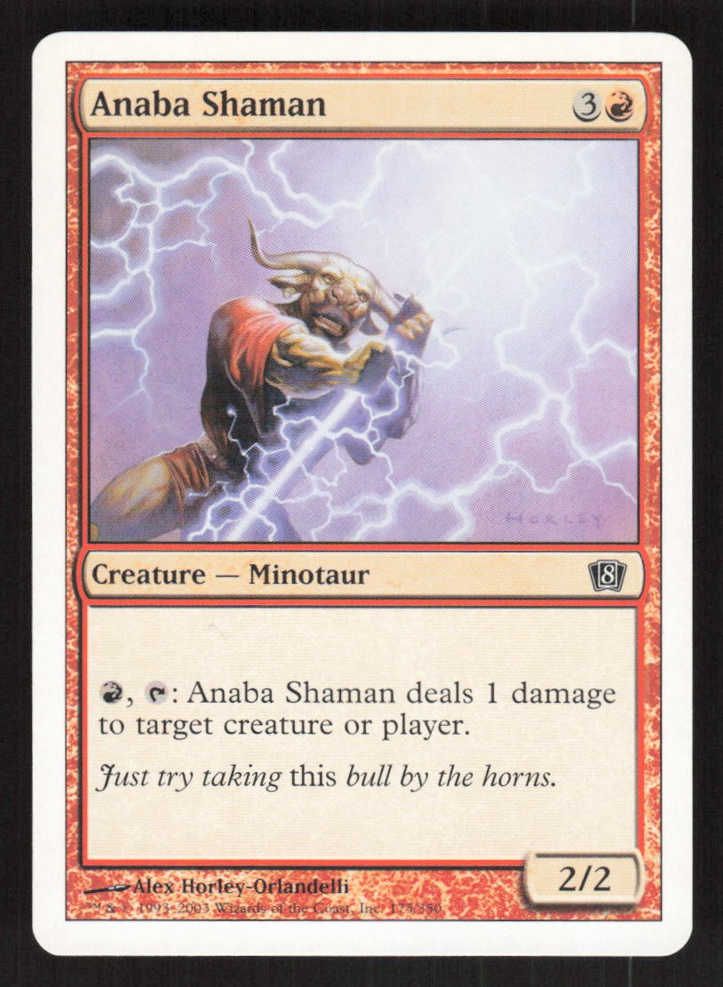 2003 Anaba Shaman 8th Edition 175 MTG