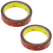 2pcs Auto Tape Acrylic FOAM Adhesive 3m x 20mm Double Sided Mounting Truck Car