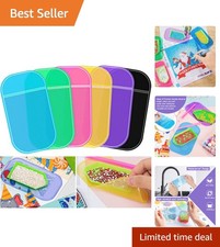 6-Piece Sticky Mat Set - Non-Tip Gel Pads for Diamond Art Enthusiasts