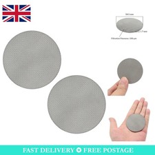 Sustainable 2 Pack of 58mm Stainless Steel Coffee Puck Screens - Easy Clean