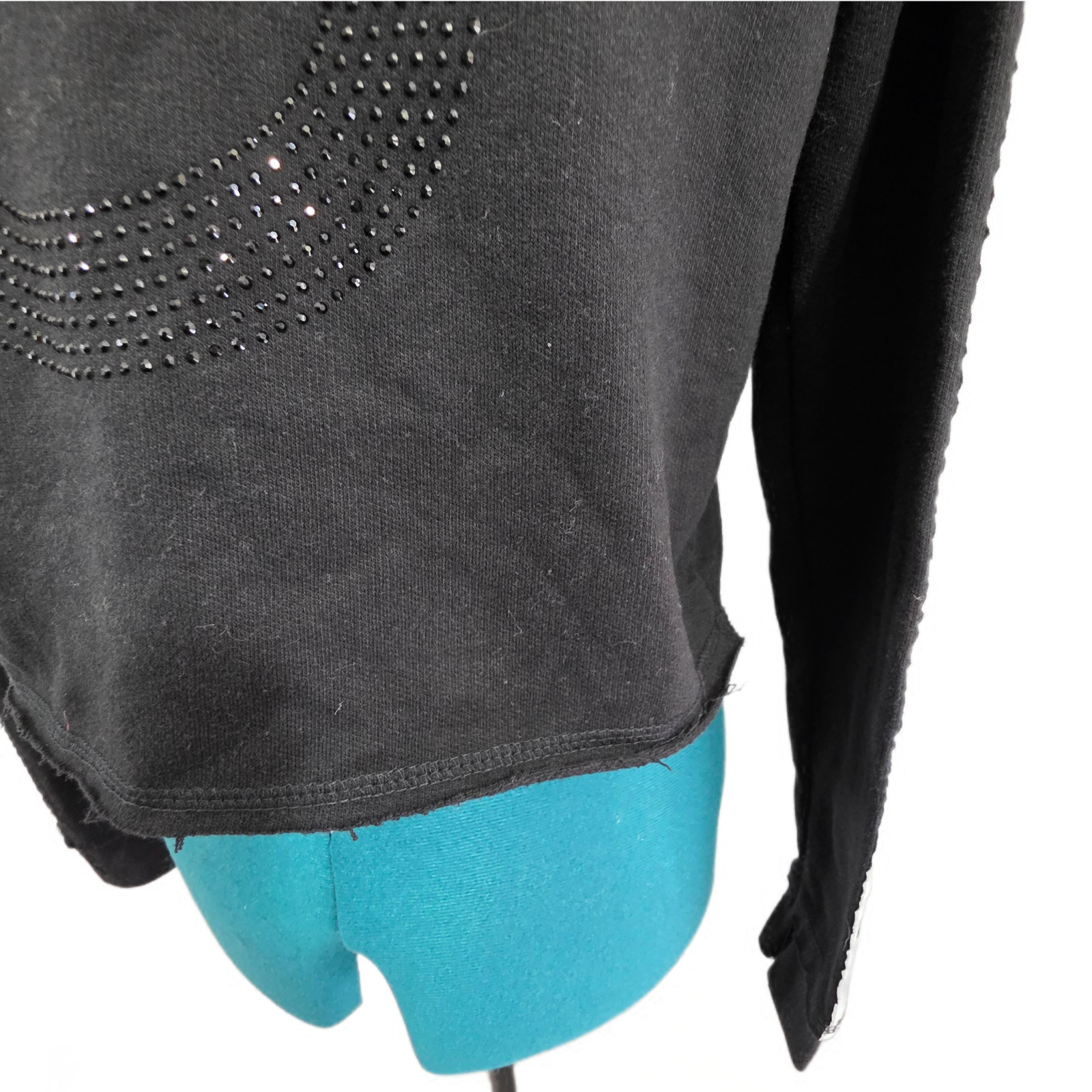 Underground Black & Silver Sequin Oversized Black… - image 3