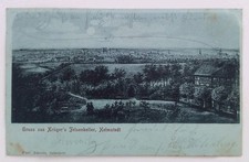 Top AK Helmstedt Gruss aus Krüger's Felsenkeller gelaufen 1898 RAR