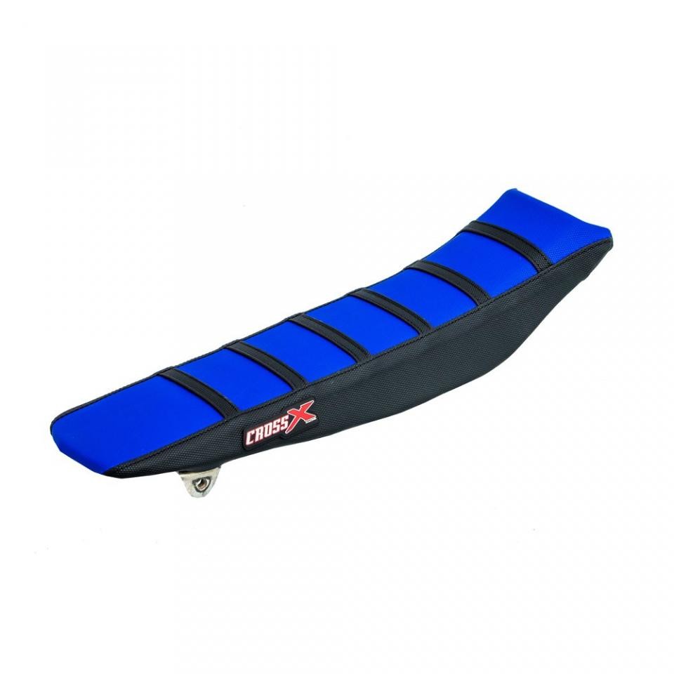 Housse selle CrossX AGS bleu noir avec grip anti-dérapant pour Yamaha YZF 450 4T