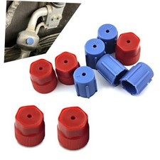 10 PCS R134a AC High  Low Pressure Port Caps, AC Air Tool Dust Cap, Car Air