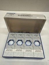 New Callaway Golf 2025 Supersoft Splatter Golf Balls 1-Dozen Blue