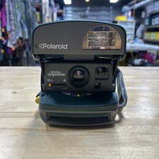 Polaroid 600 Camera W Case Green Instant Film Camera One Step Express Vintage