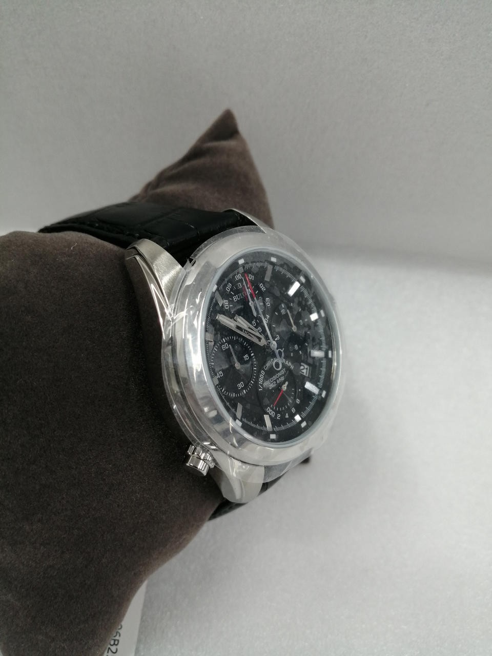 PRECISIONIST DRESS Model BLK SLV 96B259 Case Box BULOVA image 3