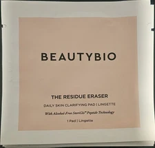 BeautyBio The Residue Eraser Daily Skin Clarifying Pad lot of 51 + freebies!
