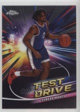 2024-25 Topps Chrome Test Drive Tyrese Maxey #TD-17 1ny5