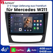 8kern 4+64G Android14 F&uuml;r Mercedes Benz E Klasse W211 W219 Autoradio GPS Navi BT